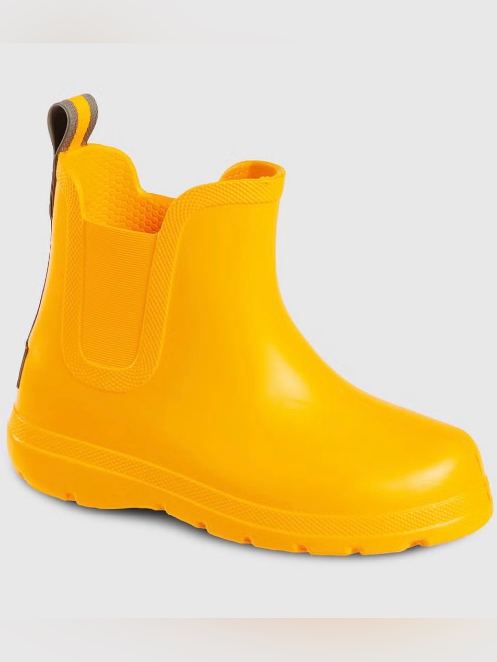 Totes Cirrus Yellow Kids Chelsea Rain Boot